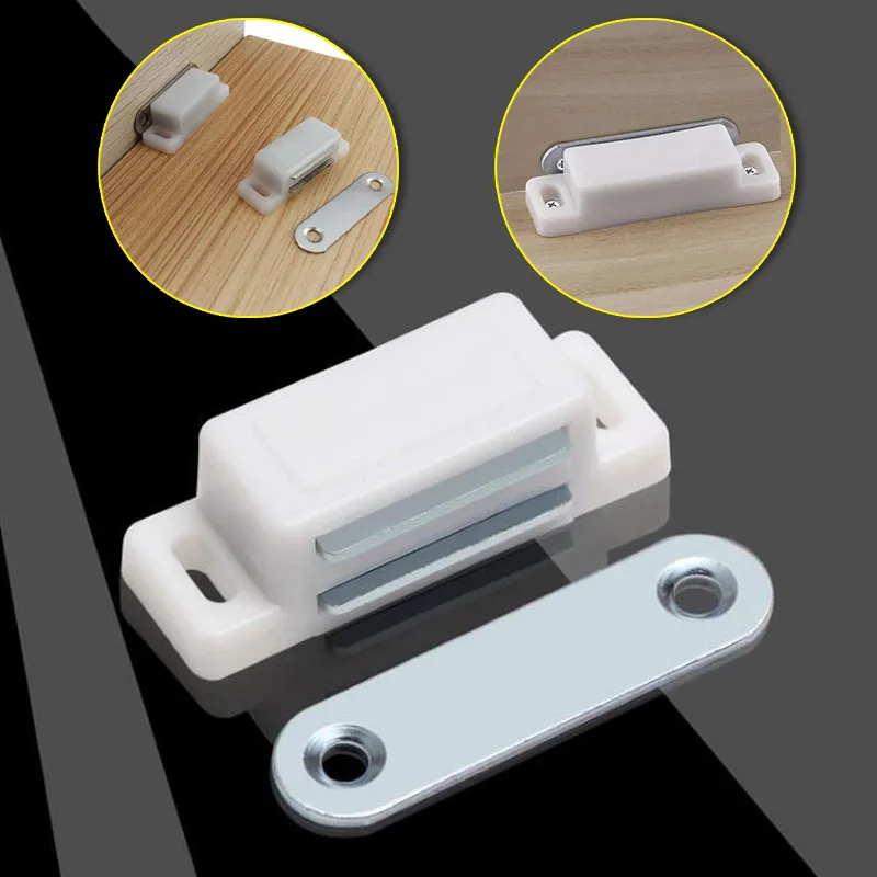 Cabinet door magnetic lock Suitable for cabinet doors shoe cabinet doors wardrobe wall mounted magnetic lock magnetic cabinet catches magnetic cabinet latches
