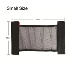 Auto Accessories Interior Organizer with Elastic Mesh and Storage Net Bag (Small)