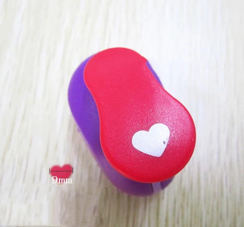 9mm-75mm Heart Shape Craft Scrapbook Paper Hole Punch Foam Cutter For Greeting Card Handmade DIY Children School Cutting Tool