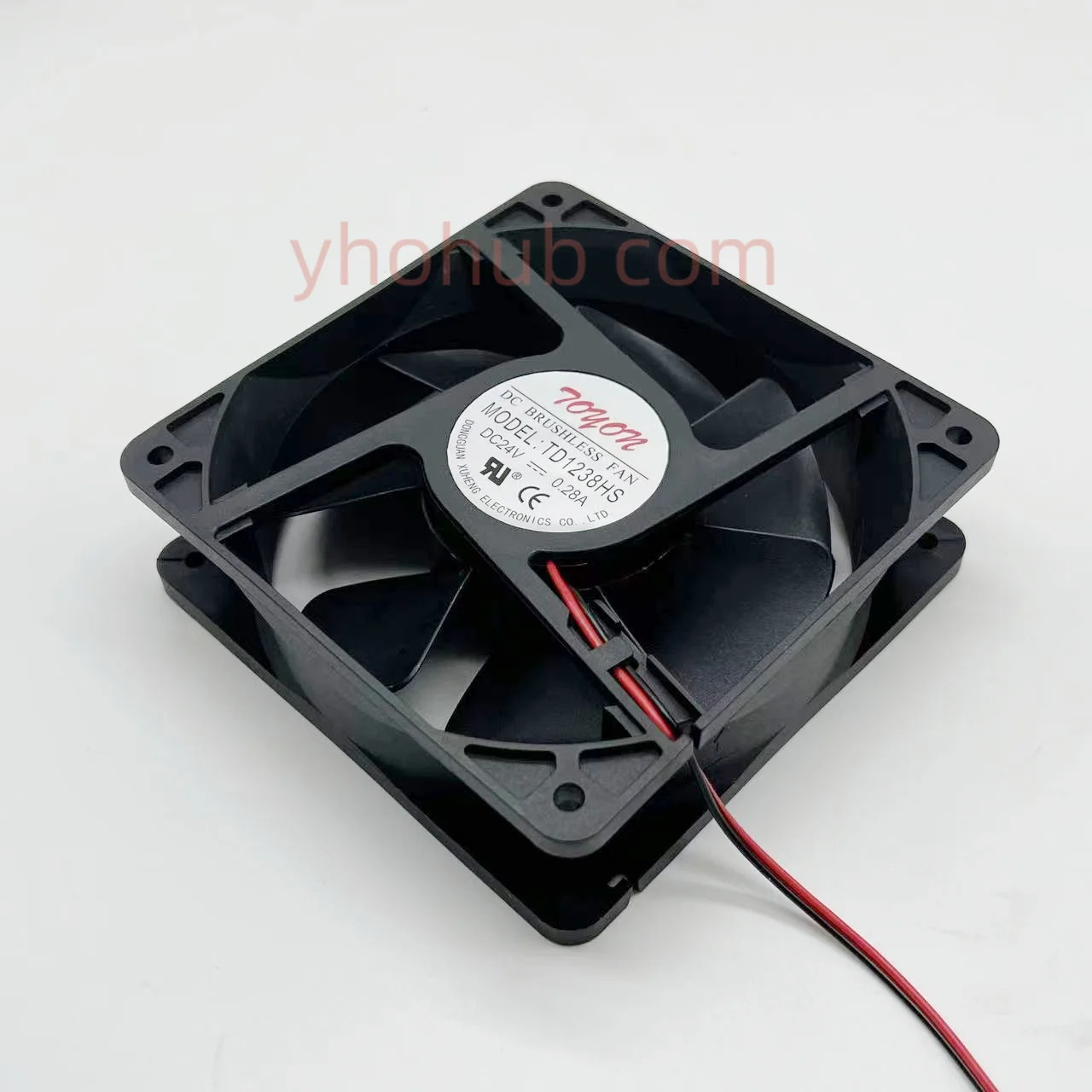 Ventilador de Refrigeração do Servidor de Fios da C.c. 12v 0.08a 0.16a 90x90x25 mm de Toyon Td9025xs Td9025ls