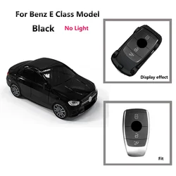 Luxury Car Key Case Cover & Keychain Holder (E NO BK)
