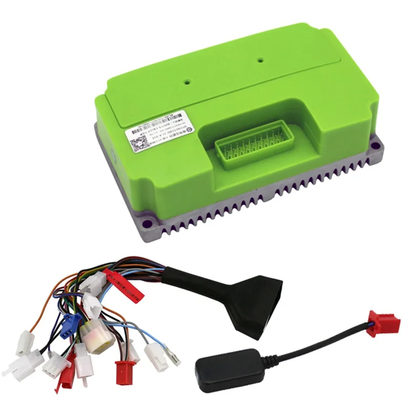 AB77-48V-72V 80A 3KW DC 사인파 모터 컨트롤러 (난징 파드라이버 ND72260 전기 스쿠터용, BT 디버깅 프로그래밍 포함)