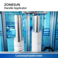 ZONESUN Handle Applicator Machine | Efficient Bottle Neck Handle Insertion Equipment ZS-YG18 4