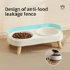 Double Bowl Stainless Steel Pet Food Dish | Splash-Proof Dog&Cat Feeder with Stand | Easy-Clean Detachable Water and Food Bowls 3