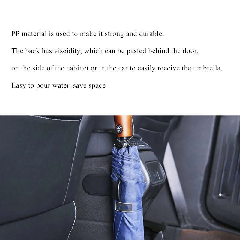 Multifunction Small Hook Hanger Rack Car Umbrella Hook Multi Umbrella Holder Hanger Car Seat Clip Fastener Rack Acessories