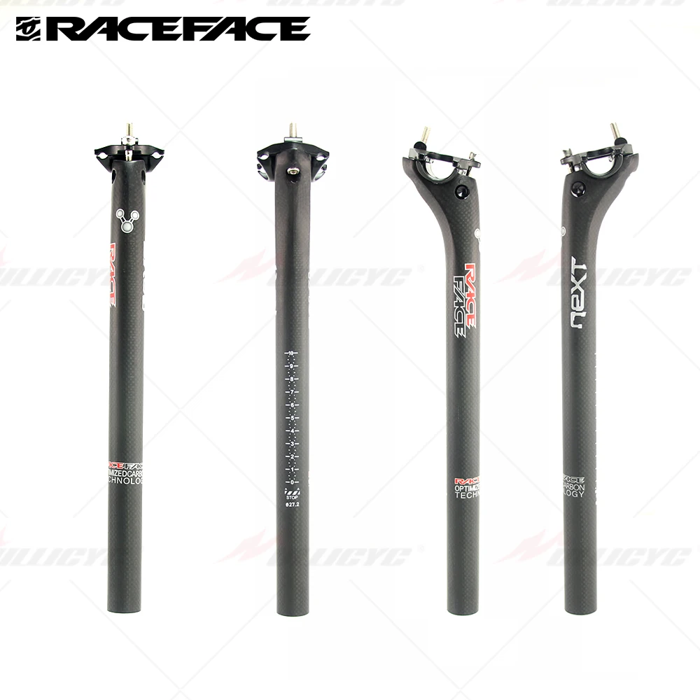 

NEXT Race Face White 20Degree Carbon Seatpost Bicycle MTB Road Mountain Bike Carbon Seat Post Seat Tube 27.2/31.6*350/400mm