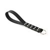 27.5cm Double Layer Leather Paddle Riding Crops Flogger Horsewhips Spikes Rivet Fixed Handle Spanking Paddle Slapper 2