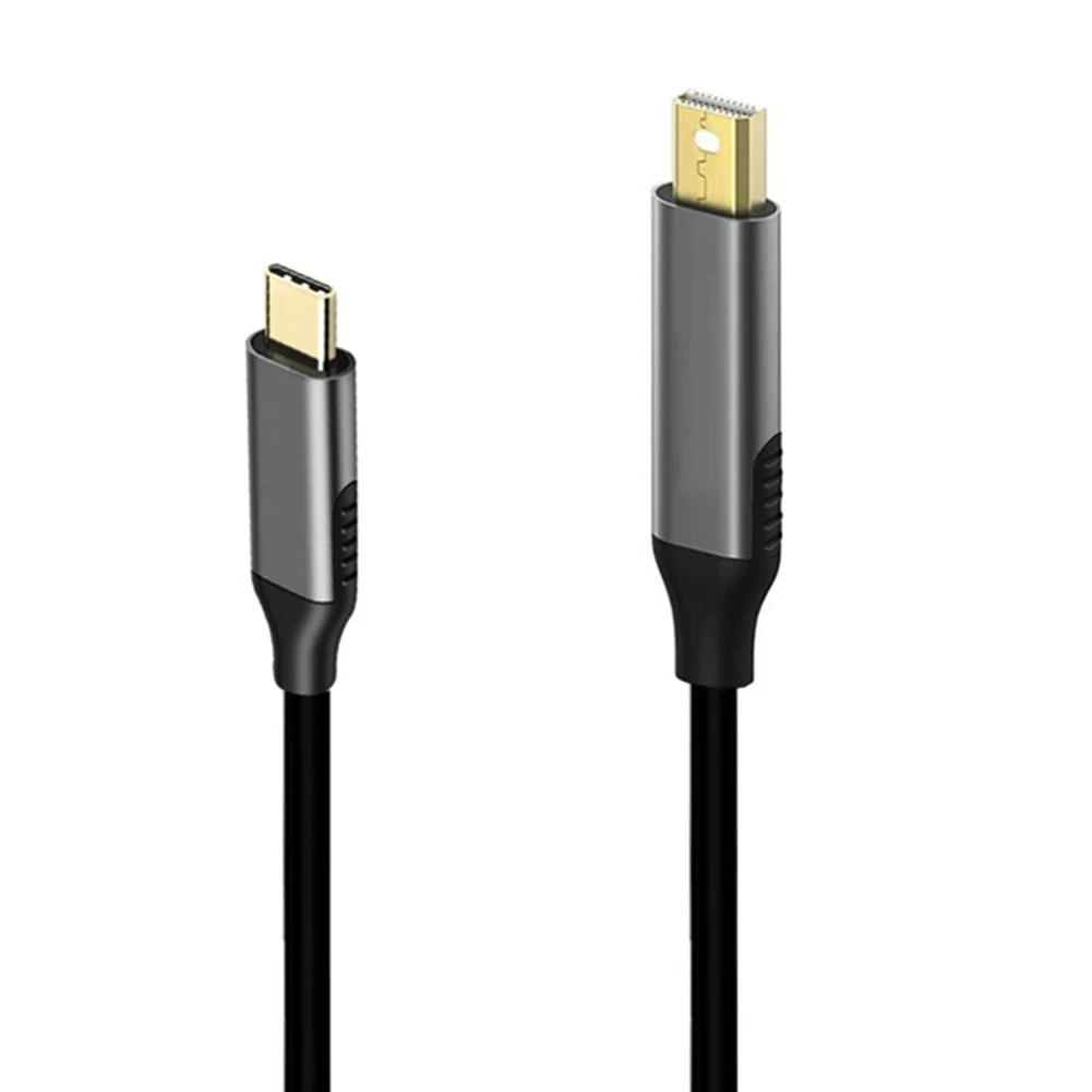 USB C-미니 디스플레이 포트 케이블, USB-C-미니 DP 변환기 케이블, 노트북 및 태블릿에서 미니 DP 모니터로 USB-C, 4K, 60Hz