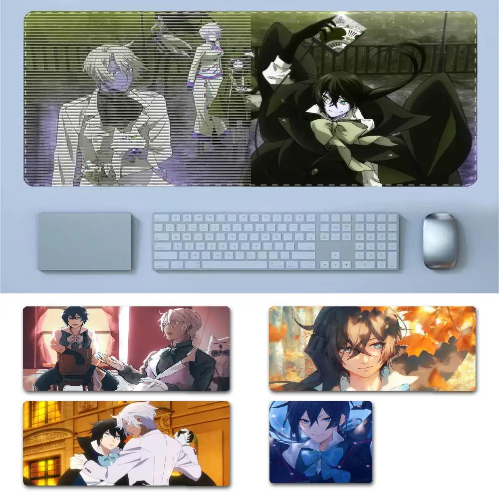 

Anime The Case Study of Vanitas Mousepad Cute Durable Rubber Mouse Mat Pad Size for Game Keyboard Pad
