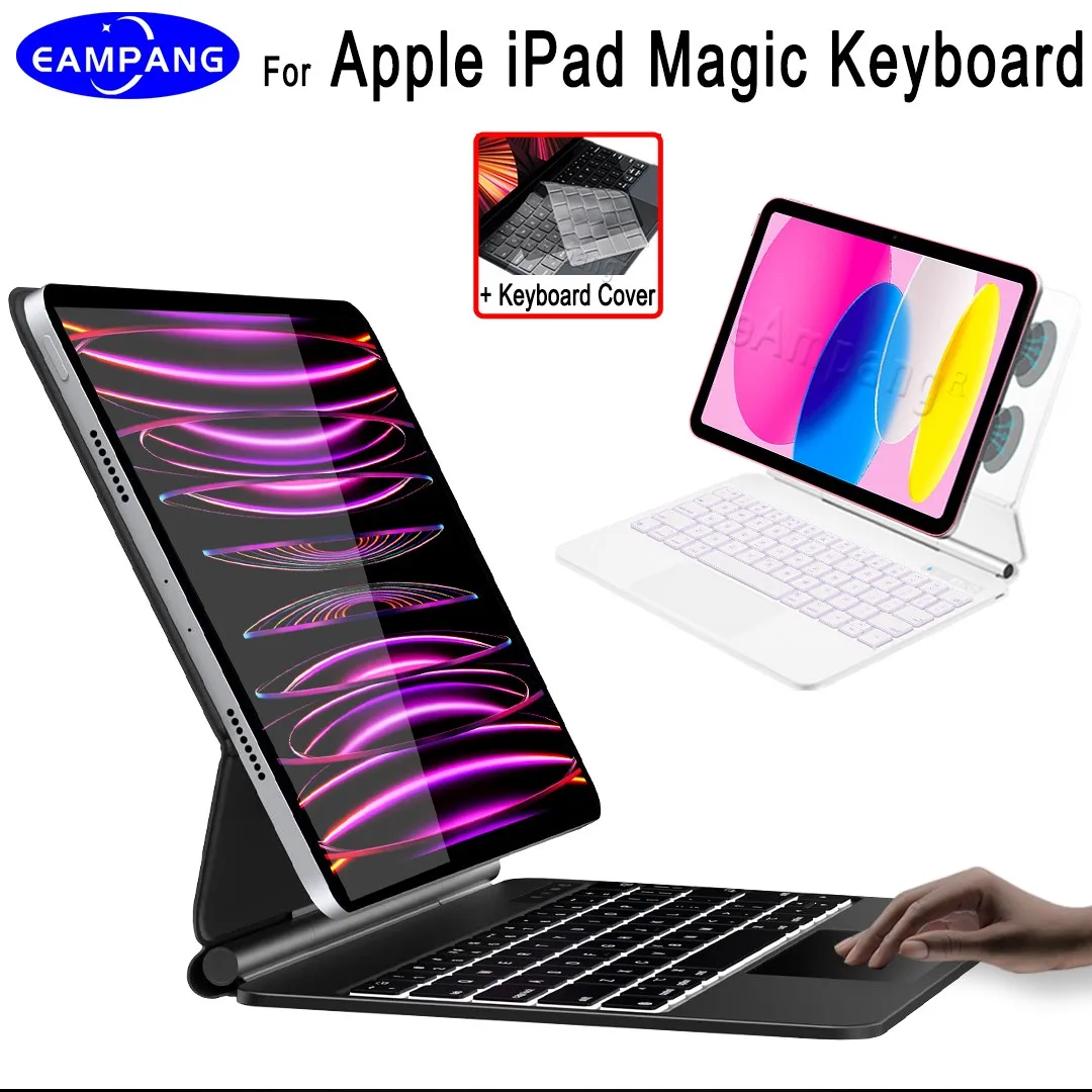 Magic Keyboard For Ipad Pro 11 12.9 2021 2020 2018 Ipad Air 4 Case Keyboard Hebrew Spanish Russian Korean Azerty Arabic Keyboard - Tablets & E-books Case - AliExpress