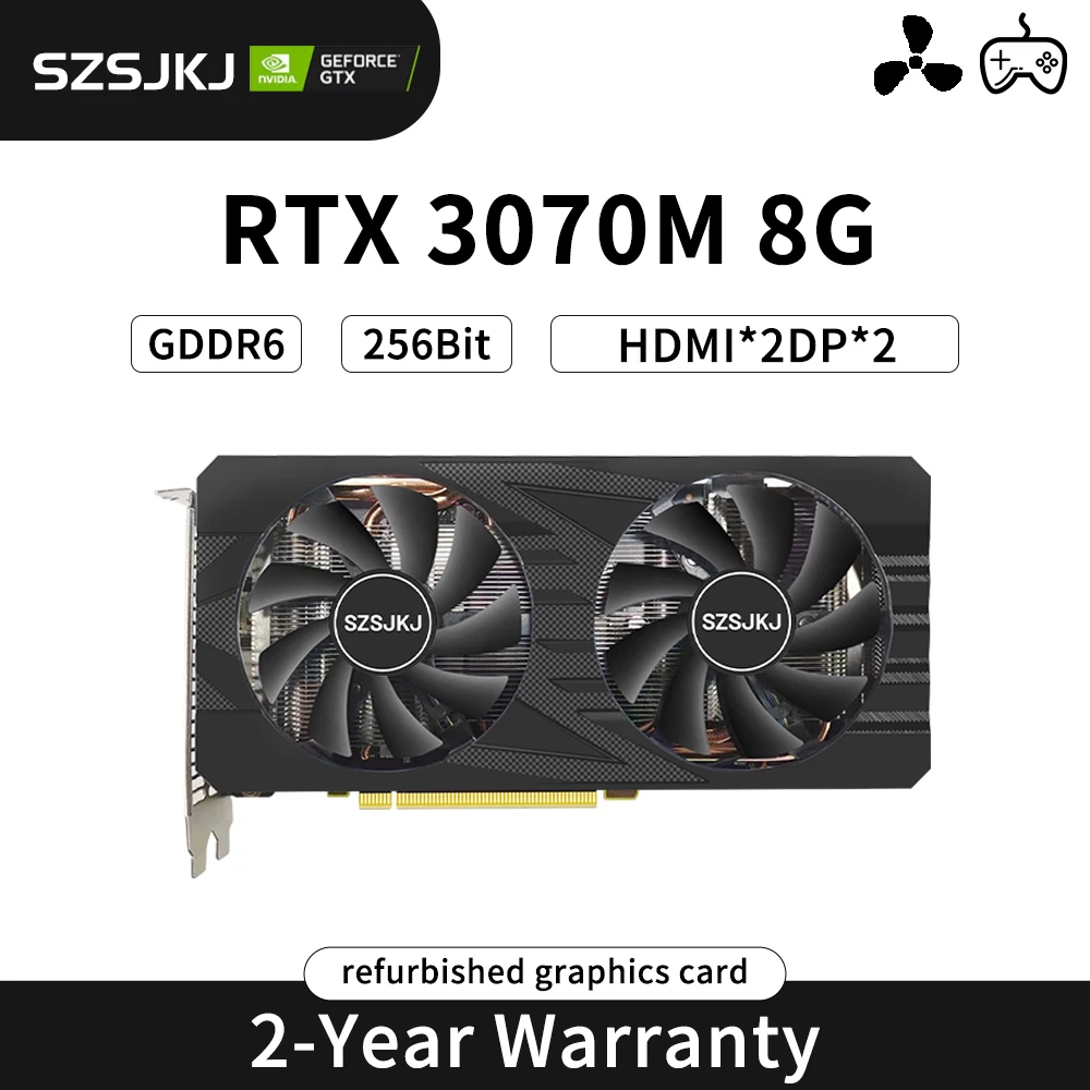 RTX 3070M 8GB Graphics Card Nvidia GDDR6 256bit 8nm 1750MHz Computer ...