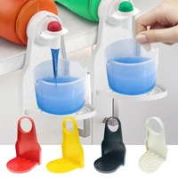 1 PC Laundry Detergent Universal White Organizer Soap Dish Accessories Drip Collector Cup Holder Fabric Softener Rack Spill 1