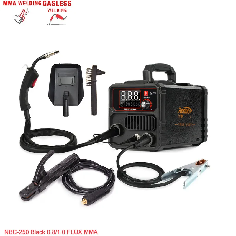 High Quality Low Price 220V 120A Inverter MMA Zx7 Electrode Stick No Gas Gasless CO2 MIG Welder Flux Core Welding Machine 6