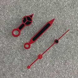 Vibrant Multi - Colored Watch Hands for Mechanical Movement Watches - No Luminous (Red)