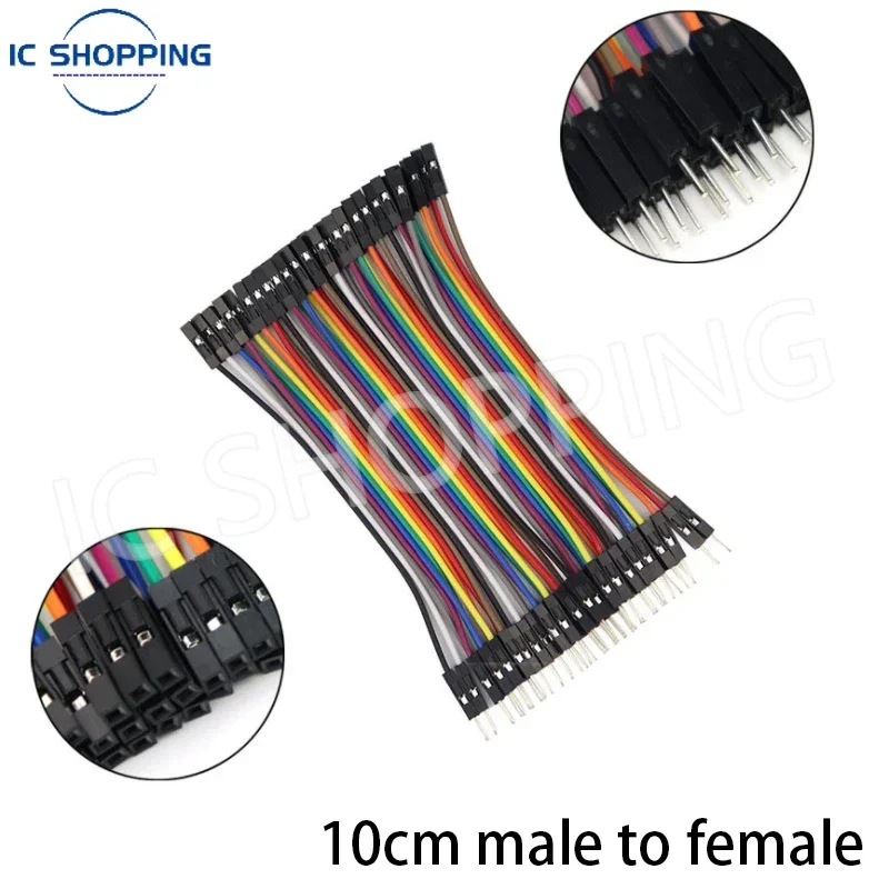 40-Piece DuPont Jumper Wire Set for DIY Electronics Projects