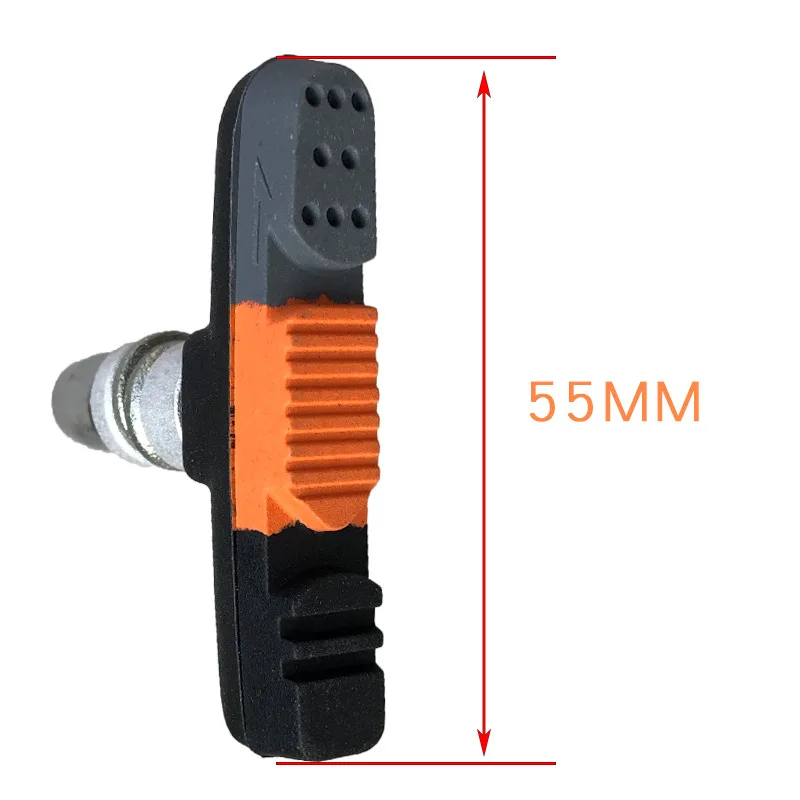Baradine Bicycle Brake Pads Cycling Brake Holder brake block Leather Pads 55MM Mountain Bike V Disposable brake pads
