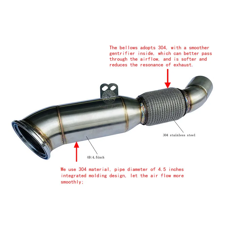 Downpipe for BMW G20 330I 330IX 2.0T B48 + B46