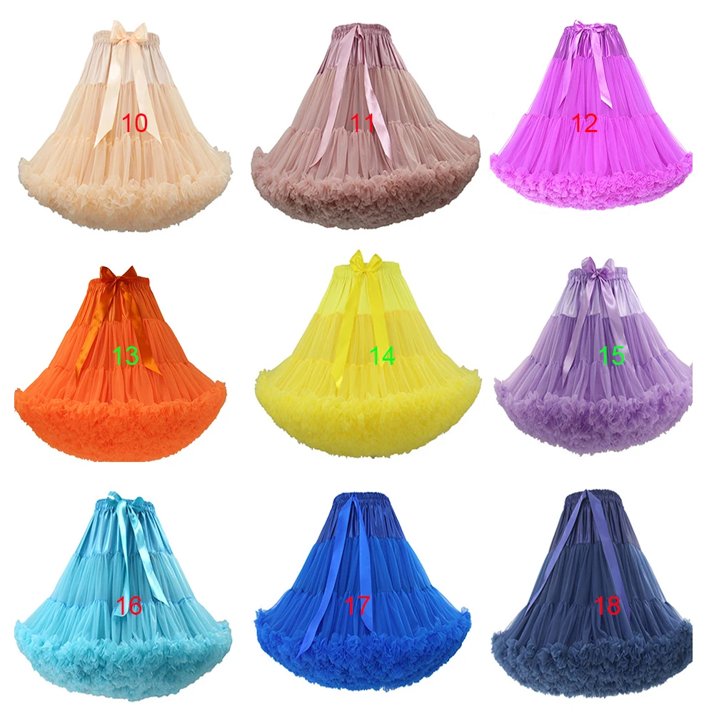 55CM Knee Length Women's Puffy Tutu Skirt Petticoats Ball Gown Fluffy Princess Ballet Dance Underskirt Crinoline Pettiskirts petticoat skirt,petticoat underskirt,wedding underskirt,lolita petticoat,flower girl underskirt,wedding petticoat,vintage underskirt,tulle tutu skirt