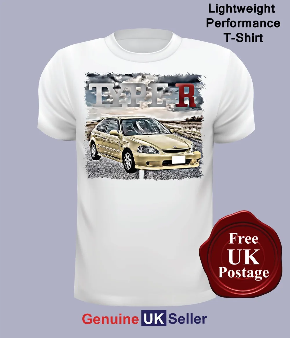 

2019-New-Brand-Clothing-T-Shirts-Japan-Car-Hon-Civic-Type-R-T-Shirt-Civic-Type