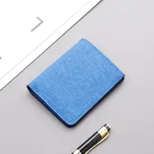  Men Short Wallet Vintage Canvas Purse Coin Pouch Card Holder with Zipper Coin Pocket ID Card Driver License Case 2022 Gift New 