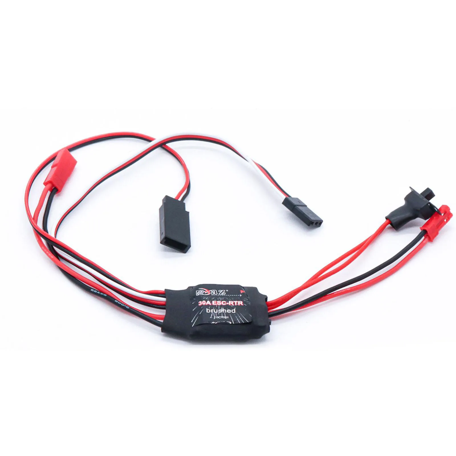 RC ESC 30A Brush Motor Speed Controller Forward Reverse Brake for 130