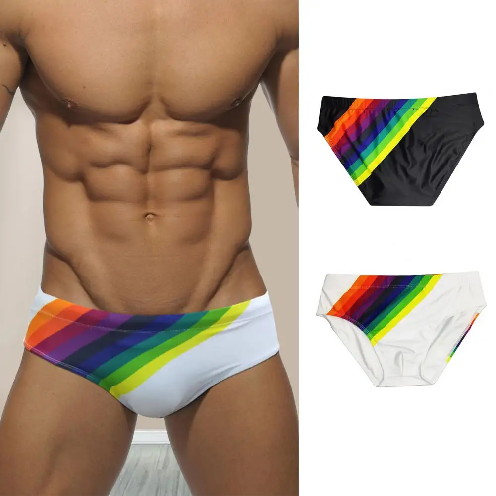 Herren Badeshorts - Schnelltrocknend mit Streifenmuster