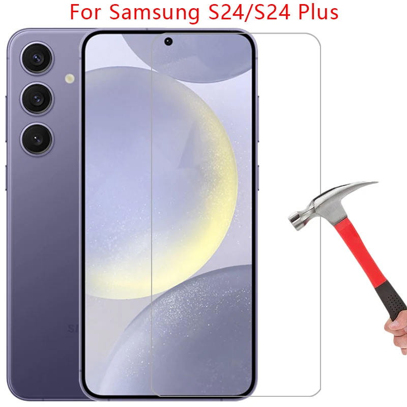 Pellicola Salvaschermo Per Samsung Galaxy S24 Plus 5G Vetro Temperato Protettivo Su Samsungs24 Galaxys24 S 24 24 S S24Plus Plu Pro Film