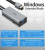Fairikabe 4IN1 Docking Station 4K 60Hz USB C To Dual Displayport Hub+HDMI+VGA Multiport Adapter Splitter MultiPorts Hub 6