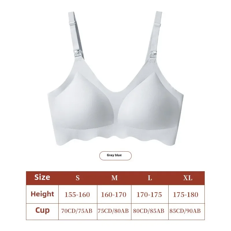 Maternity Nursing Bra Pregnant Women Front Open Button Breastfeeding Bras One-piece Convenient Feeding Pregnancy Dropshiping