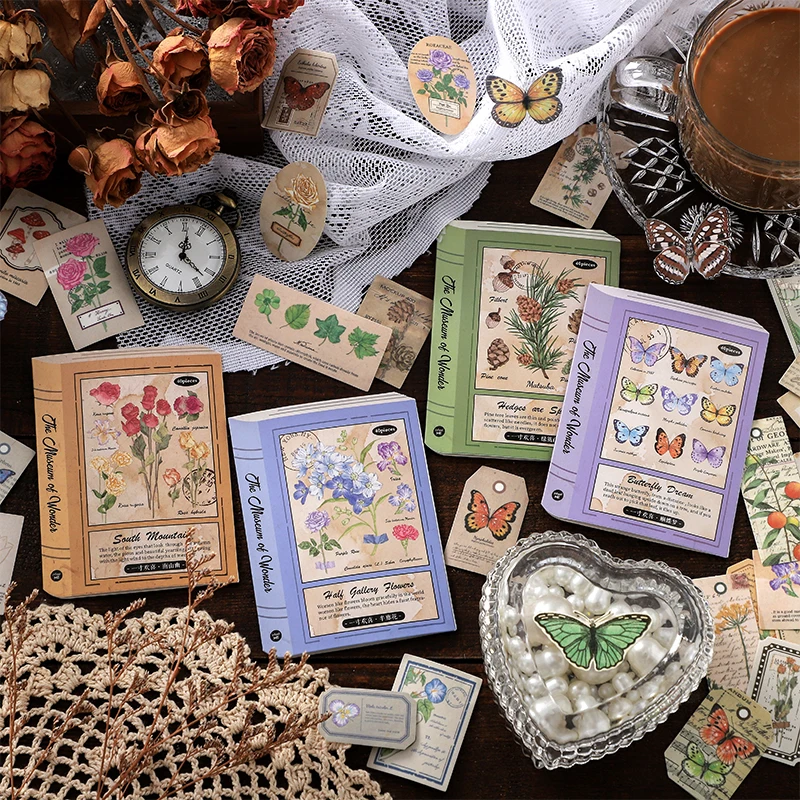 

8SETS/LOT An inch of joy series markers photo album decoration retro paper masking washi sticker