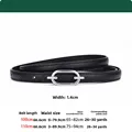 Silver buckle black