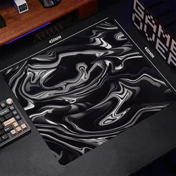 XL Liquid Formation Large Decorative Desk Mat and Mouse Pad - 400x450mm - 3mm thick (Blue)