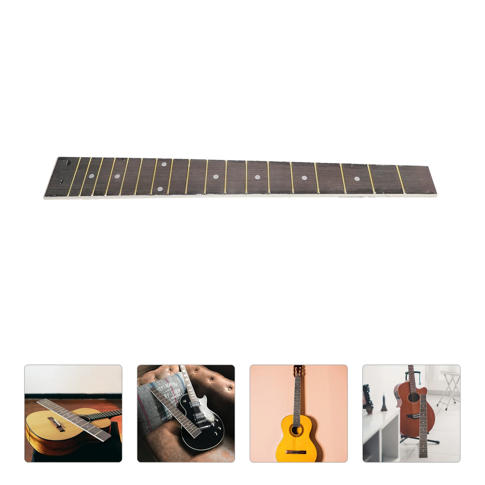 

Folk Guitar Wooden Fingerboard Ukulele Fingerboard 41-Inch Tech Wooden Fingerboard Replacement Fingerboard Repair Accessories