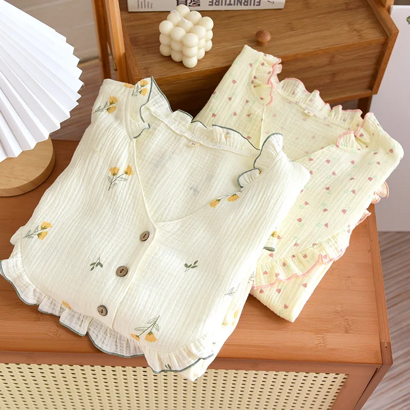 

Юбка женская хлопковая с длинным рукавом, двухслойная газовая Бытовая, с V-образным вырезом, тюльпан, большие размеры, весна-лето