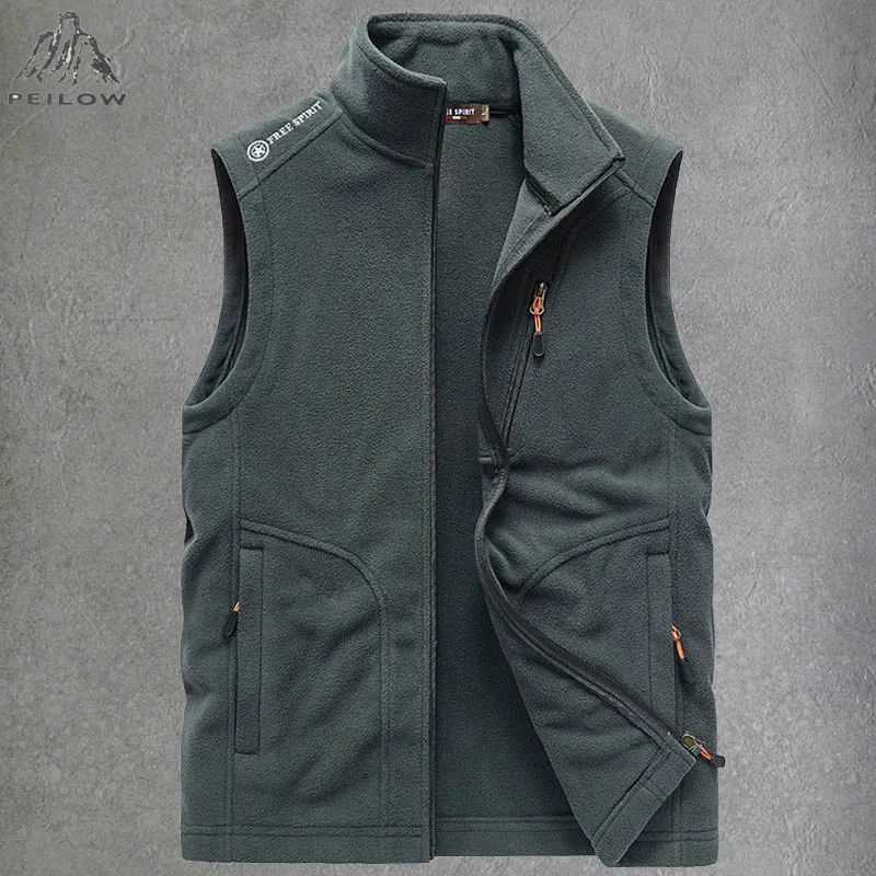 Fleece Fishing Waistcoats Golf Outdoor Vest Fleece Jackets Fleece