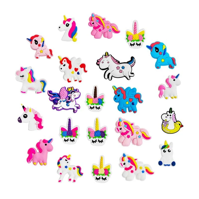 

1 шт. Новые Подвески в виде единорога, аксессуары для обуви, детские украшения, подходят для браслета, Croc Jibz, подвеска, детский подарок