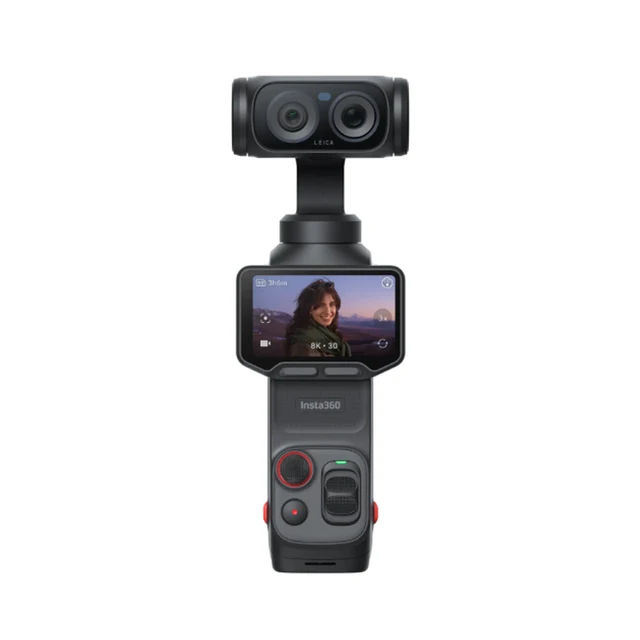 Insta360 Luna Ultra - 8K Vlogging Camera with Dual Lenses, 12× Zoom, 1" Sensor, Detachable 2" Touchscreen, Triple AI Chip