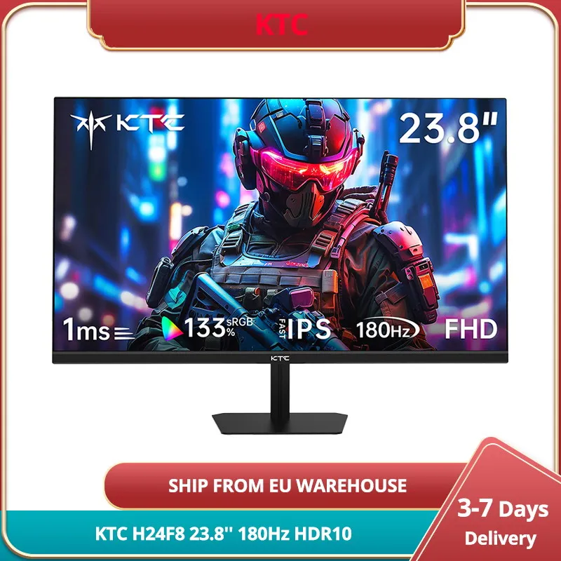 Écran PC 23,8 KTC H24F8 FHD 190Hz HDR10 1ms FreeSync – à AliExpress