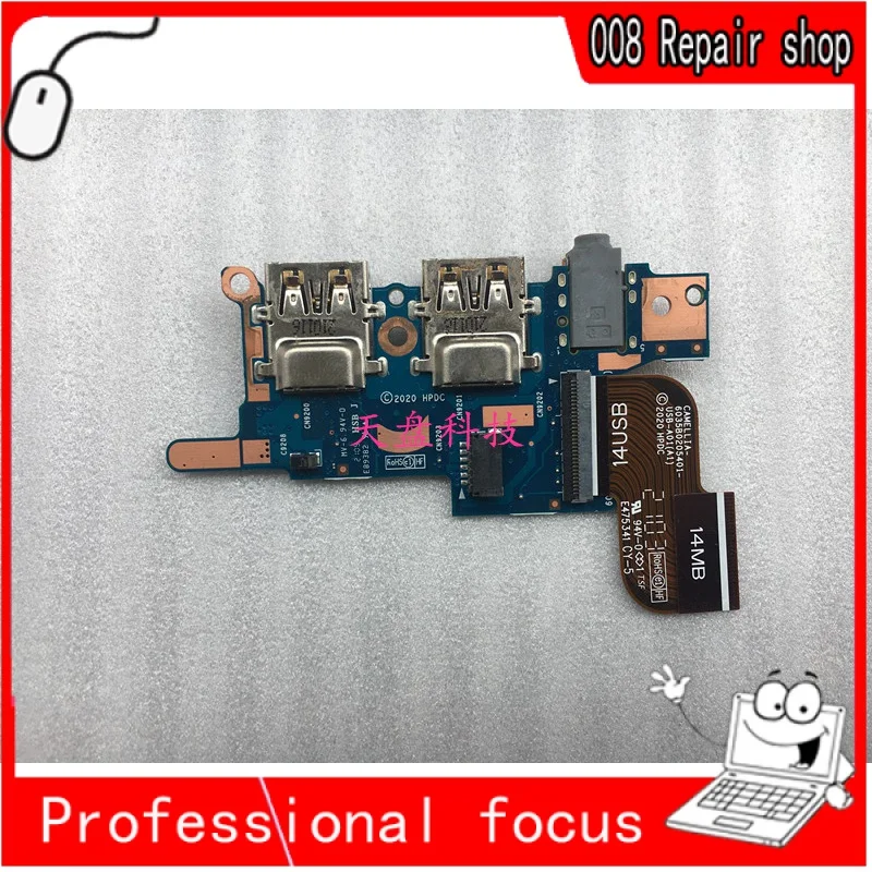 

Оригинальная аудиоплата USB для HP 830 835 840 845 G7 G8 с кабелем 6050A3207001