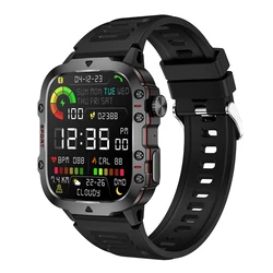 Original Unisex Smart Watch with Bluetooth Call & Fitness Tracking - Waterproof Sports Design - With original box (Black)