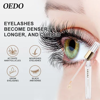 OEDO 속눈썹 성장 액체, 길고 두꺼우며 가벼운 영양 공급, 눈썹 모발 성장 에센스, 스파 스 문제 개선