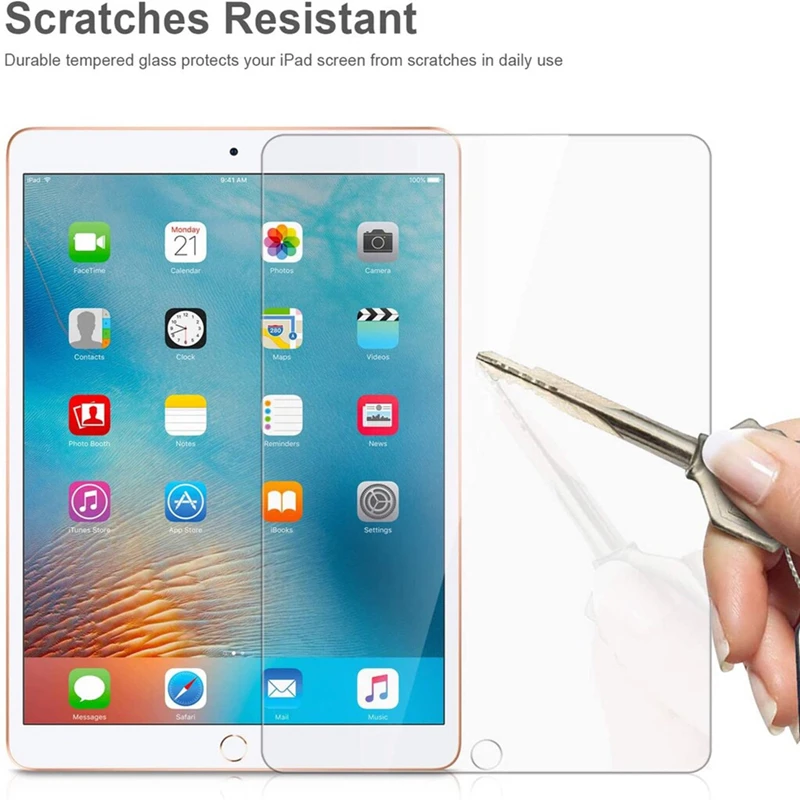 9H Tempered Glass For iPad Pro 10.5 2017 Screen Protector A1701 A1709 A1852 10.5" Tablet Bubble Free HD Clear Protective Film 3