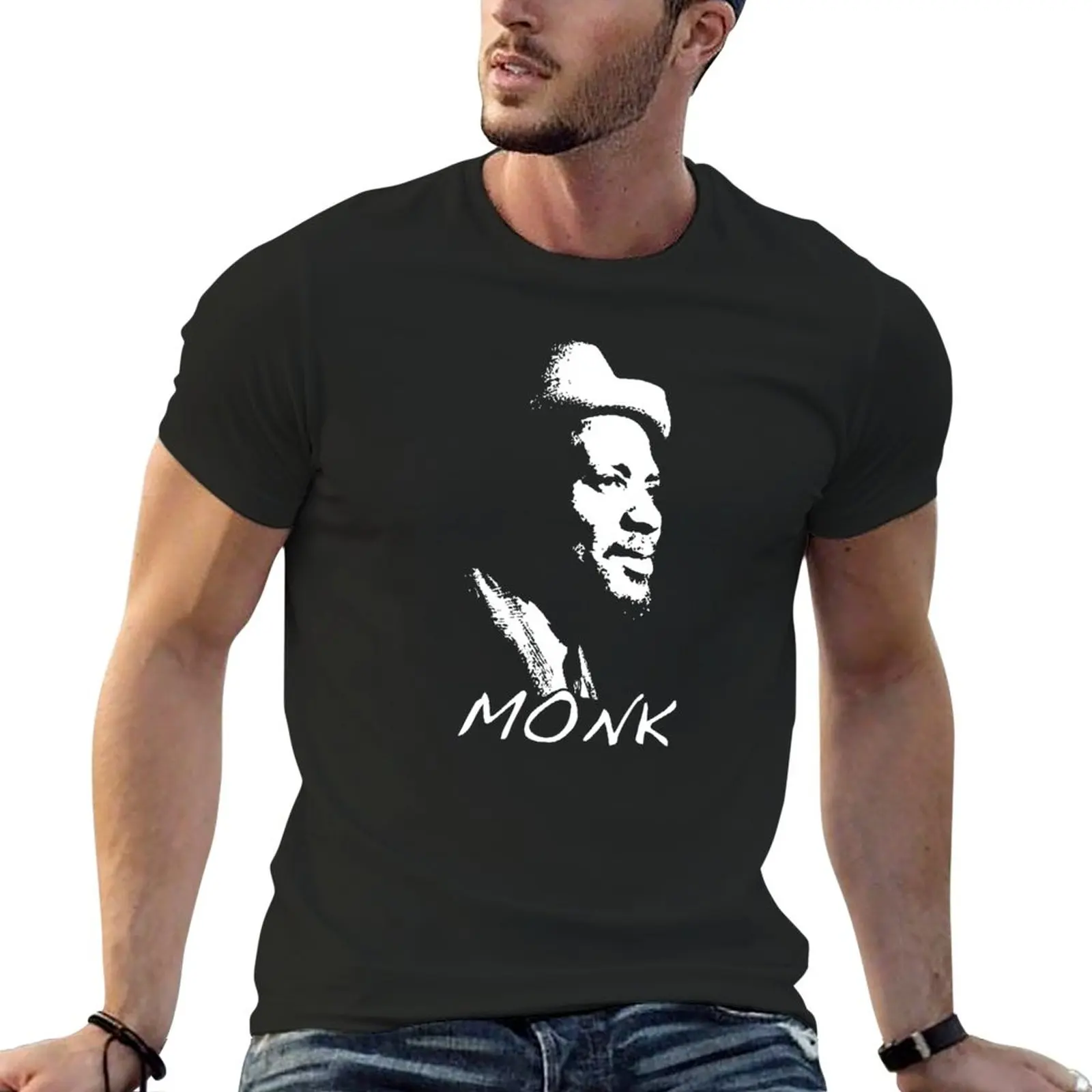 

New The Pianist Thelonious Monk T-Shirt oversized t shirt heavyweight t shirts sweat shirt korean fashion mens t shirt