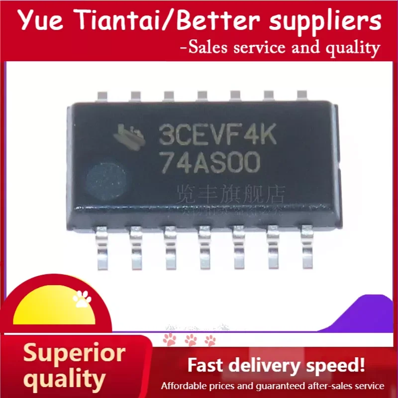 

(YTT)SN74AS00NSR SN74AS00 NS 74AS00 SOP14 5,2 мм частицы