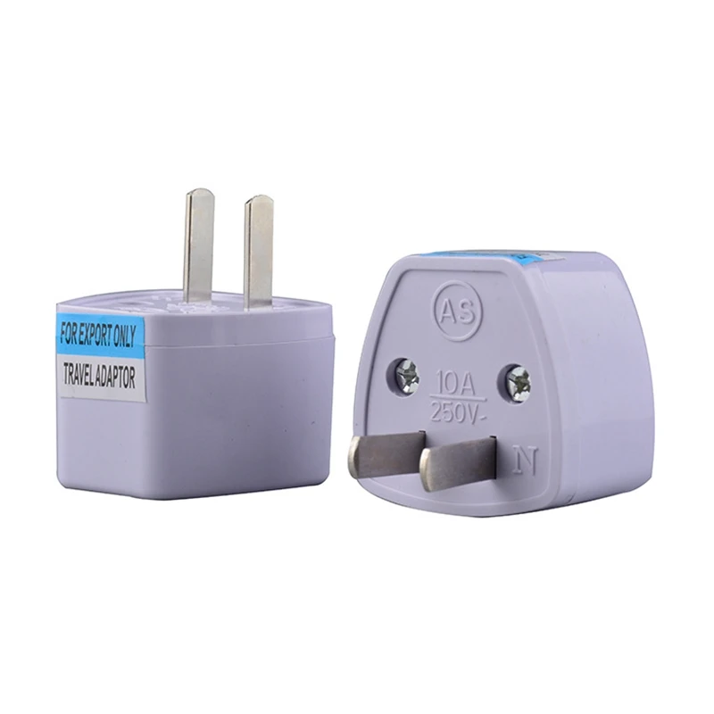 plug adapter 1PC Universal US UK AU To EU Plug USA To Euro Europe Travel Wall AC Power Charger Outlet Adapter Converter 2 Round Pin Socket