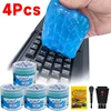 4-1Pcs Universal Soft Cleaning Gel Keyboard Car Cleaning Tools with Brush for Pc Laptop Dust Dirt Removal Cleaner Glue Slime 1