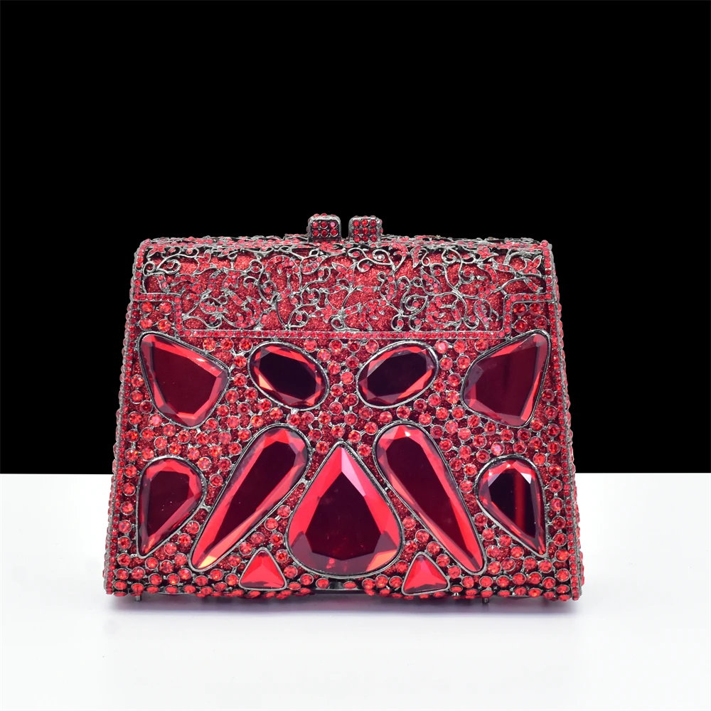 Crystal Luxury Evening Purse for Women New Designer Party Wedding Clutches Diamond Metallic Clutch Bags High Quality Purses