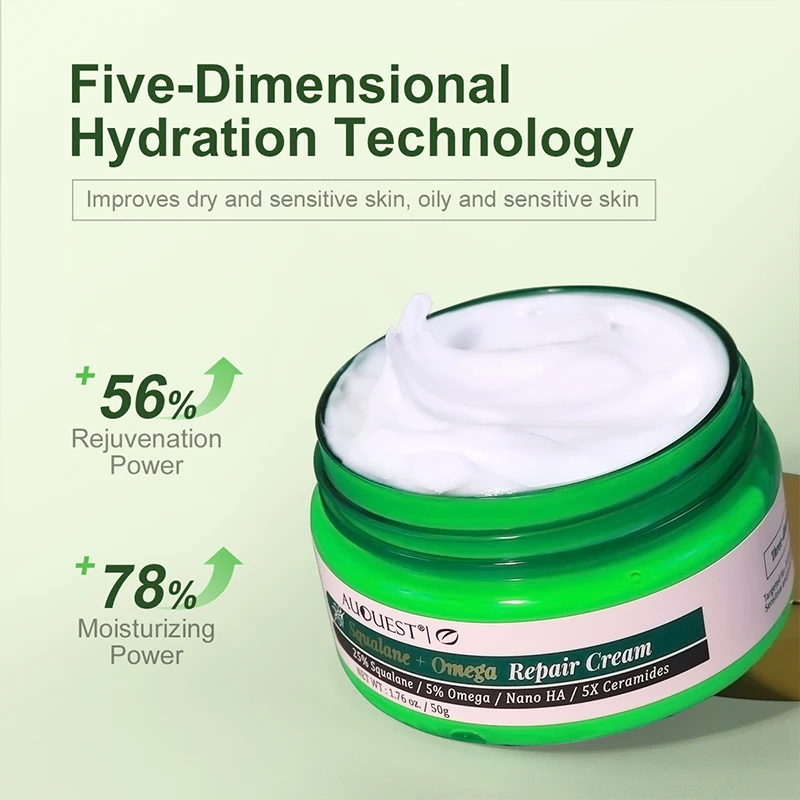 

Успокаивающий Крем для лица, сквалановое масло, барьер для кожи, восстанавливающий, увлажняющий, улучшающий чувствительную кожу, крем для лица от сухого зуда