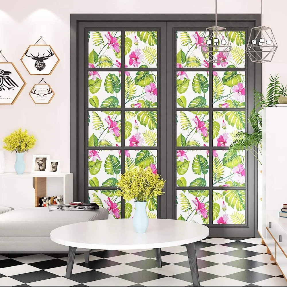 

Floral Pattern Decorative Wallpaper Peel and Stick Self-adhesive Waterproof Wall Stickers Bedroom Home Decorative Wallpaper