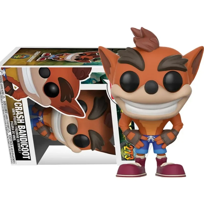 thumbnail image 4 of FUNKO POP Games Crash Bandicoot #273 Crash Bandicoot Chase Grey Figura de acción exclusiva Modelo POP Juguetes, 4 of 5